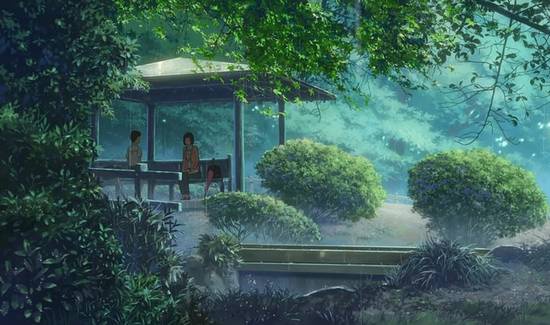 Кадр из аниме-фильма &quot;Сад изящных слов&quot;